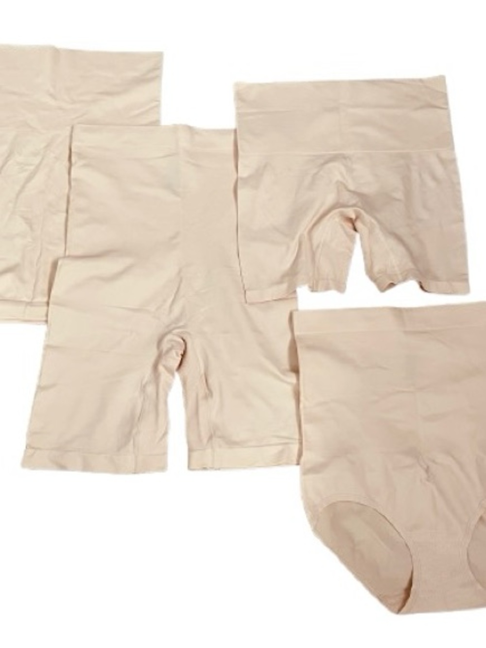 Yummie by Heather Thomson M/L 4 piece essentials Seamless Shaping Bottoms Nude